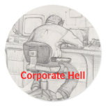 Corporate Hell stickers