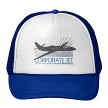 Corporate Jet Mesh Hats