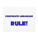 Corporate Librarians Rule! postcards