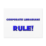 Corporate Librarians Rule! postcards