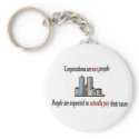 Corporations are not people Keychain