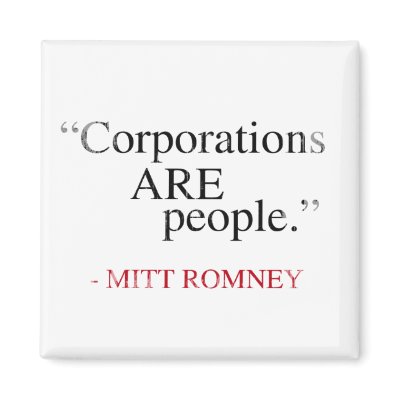 Corporations are People.png Refrigerator Magnet