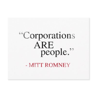 Corporations are People.png Post Cards