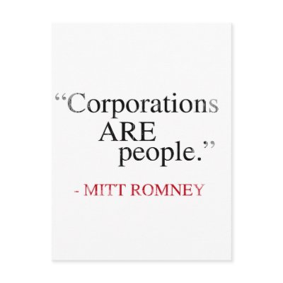 Corporations are People.png Post Cards