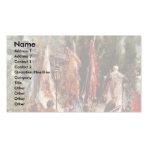 Corpus Christi Procession In Hofgastein Detail Business Cards