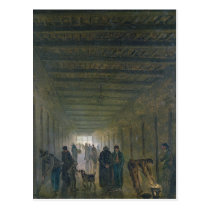 Corridor of the Saint-Lazare Prison in 1793 postcards