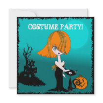 Corrina Halloween Costume Party Invitation