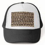 Corrugated cardboard texture hats