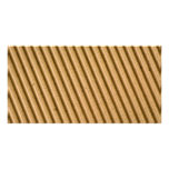 Corrugated cardboard texture photo cards