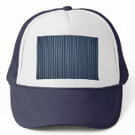 Corrugated metal siding hats