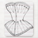 Corset 1837 Mouse May mousepads