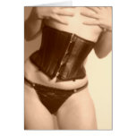 corset card