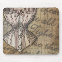 Corset Collage Mousepads