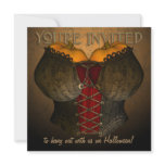 Corset Halloween Costume Party Invitation