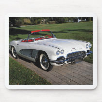 Corvette antique cars classic autos vintage cars mouse pads