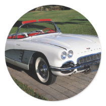 Corvette antique cars classic autos vintage cars sticker