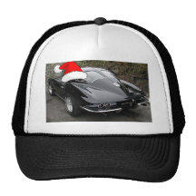 Corvette Black Split Window/Christmas Mesh Hat