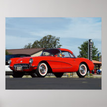 Corvette convertible poster