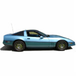 Corvette sculpture cut out