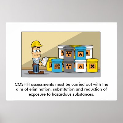 COSHH 001 POSTER by SpeechBubbleDesigns