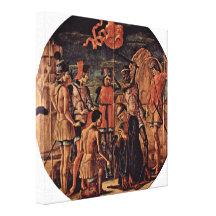 Cosimo Tura - Martyrdom of St Maurelius Tondo Canvas Print
