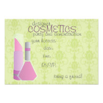 Cosmetics Party invitations