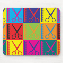 Cosmetology Pop Art Mouse Mats