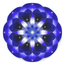 Cosmic Flower Stickers