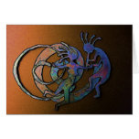 Cosmic Lovers Greeting Card