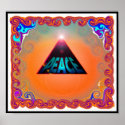Cosmic Peace Poster posters
