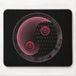 Cosmic Purple Yin Yang Mousepads