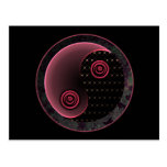 Cosmic Purple Yin Yang Postcards
