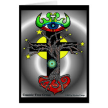 Cosmic Tree Cross Cards