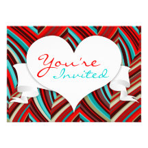 Cosmo Love Waves Invitation