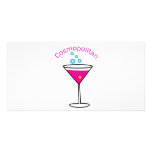 cosmopolitan with the words cosmopolitan on it photo cards