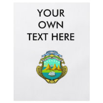 Costa Rica Coat of Arms Full Color Flyer