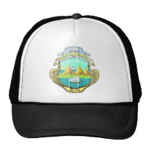 Costa Rica Coat Of Arms Hats