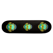 Costa Rica Coat of Arms Skateboard Deck