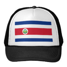 costa rica crest trucker hat