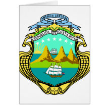 costa rica emblem cards
