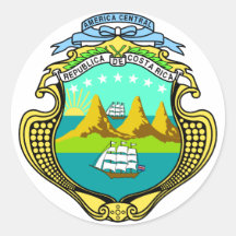 costa rica emblem sticker