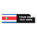 Costa Rica Flag bumper stickers