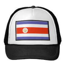 Costa Rica Flag Hats