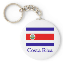Costa Rica Flag Keychain