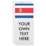 Costa Rica Flag Custom Rack Card