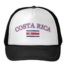 Costa Rica football design Hat