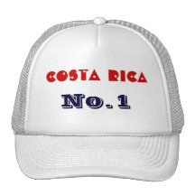 Costa Rica number one Mesh Hats