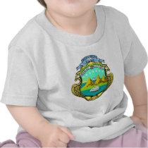 Costa Rica Official Coat Of Arms Heraldry Symbol