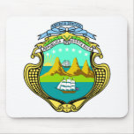 Costa Rica Official Coat Of Arms Heraldry Symbol mousepads