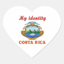 Costa Rica.png Heart Sticker